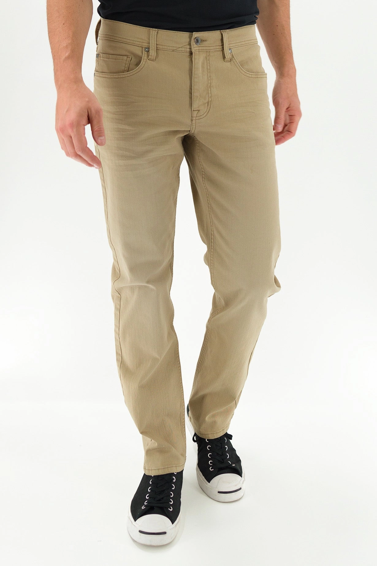 Slim Straight Jean - Wheat Effortless Design Move Comfort