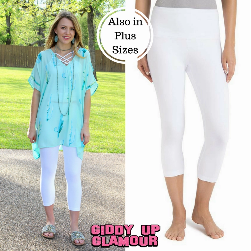 Vital Core Last Chance Size Small | Lysse Control Premium Capri Leggings in White