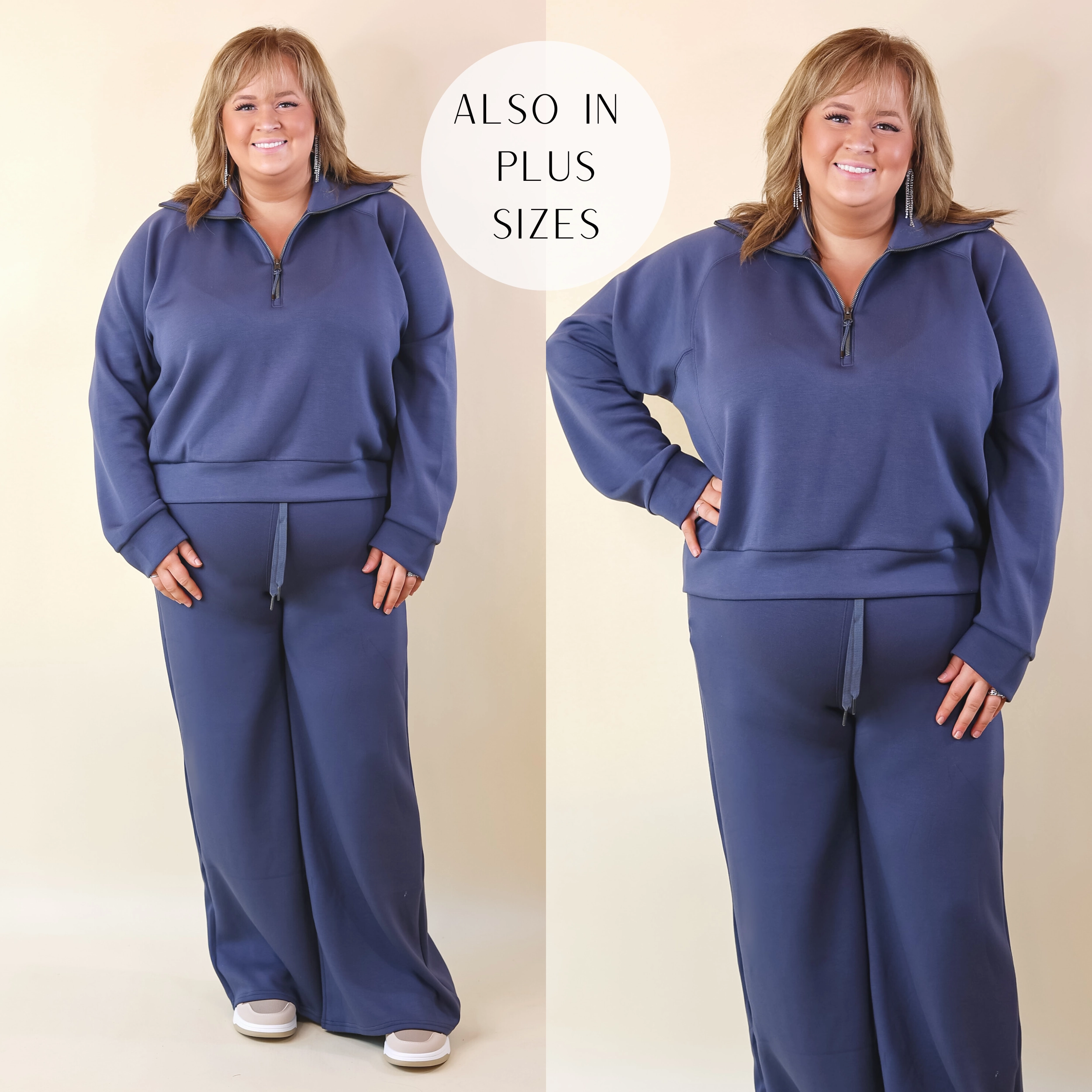SPANX | AirEssentials Half Zip in Dark Storm (Heather Navy) AbrasionResistant Fabric Sporty Jacket