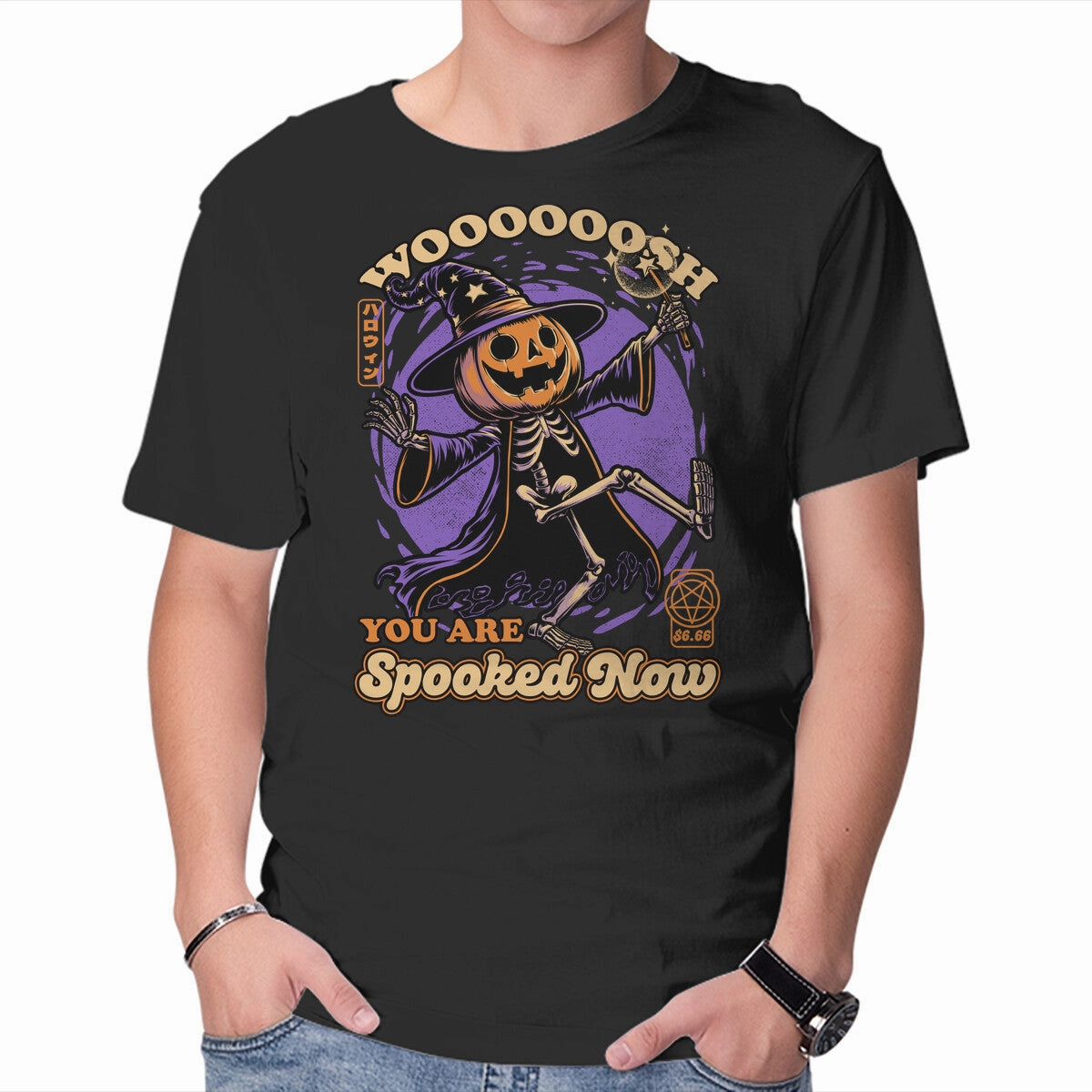 Spooky Pumpkin Wizard Relaxed Comfort Wear