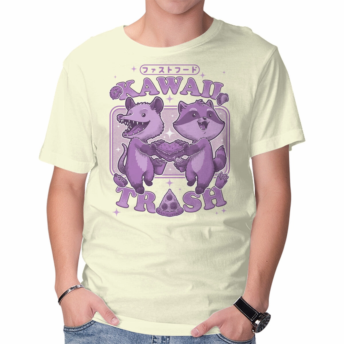 Chic and Cozy Wear Fastfood Trash Animals