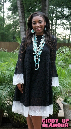 OdorControlTech Flash Look Last Chance Size Small & Medium | For The Occasion Lace Dress in Black