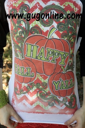 Last Chance Size XS | Happy Fall Y'all Baseball Tee CompressionFreeCuffs Versatile Fashion