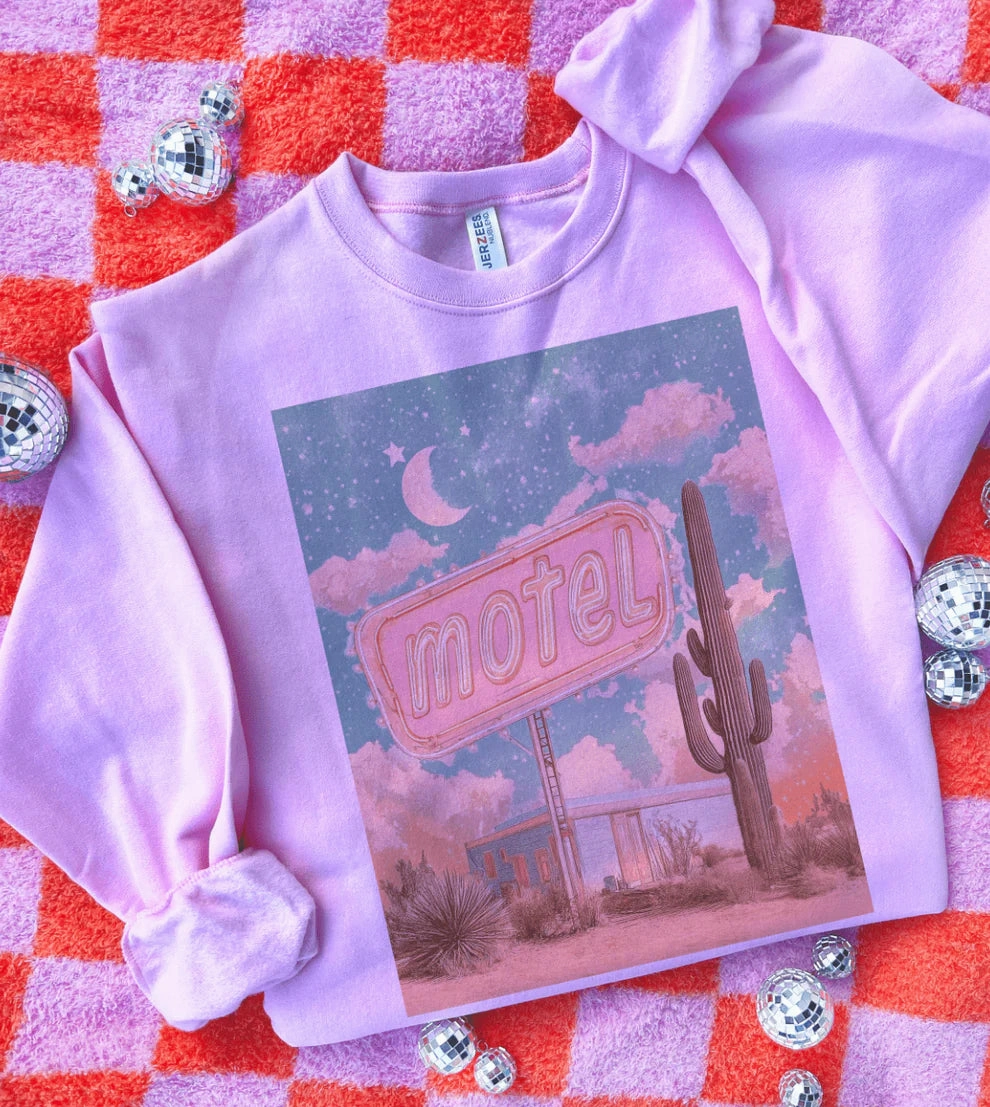 Fashionable Wear Summer Ready Online Exclusive | Disco Pop Motel Key Memories Graphic - Tee & Sweatshirt Option