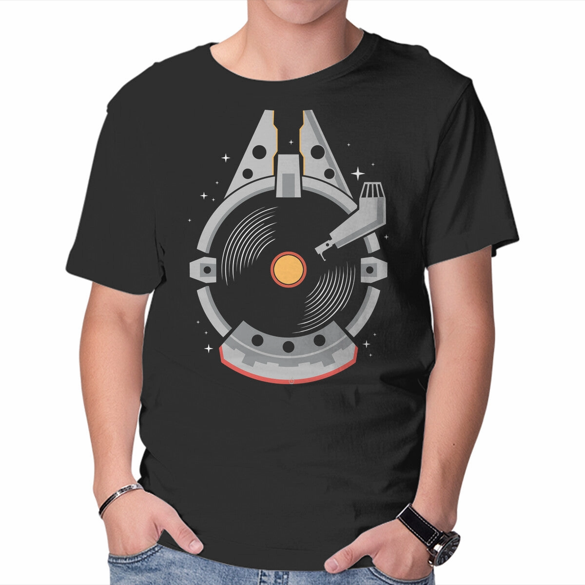 Galactic Sound Embroidered Details Reversible Design Concept