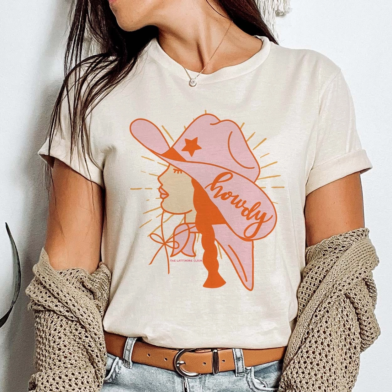Online Exclusive | Howdy Heartbreaker Short Sleeve Graphic Tee in Cream Quiet Core