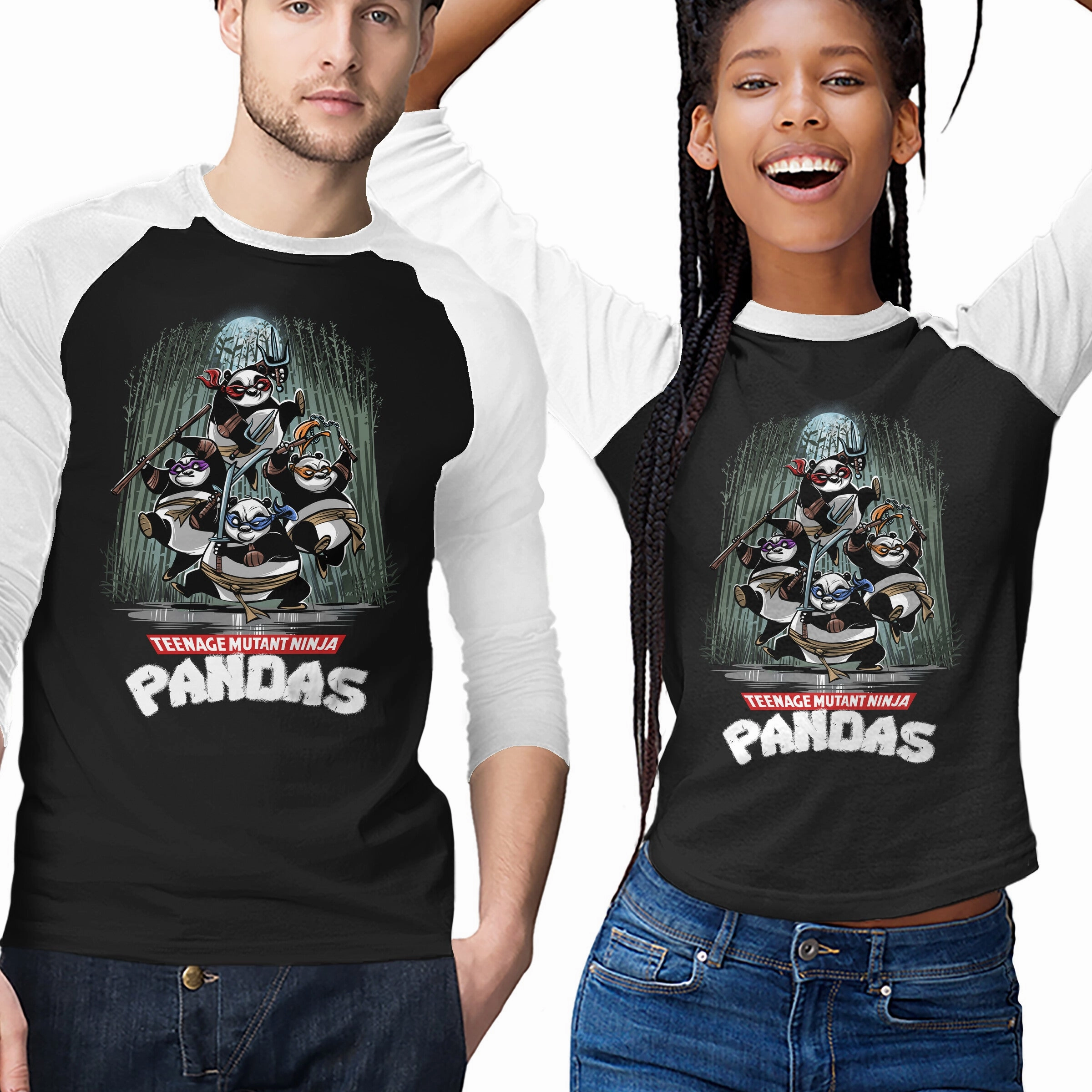 color blocking Flattering Design Teenage Mutant Ninja Pandas