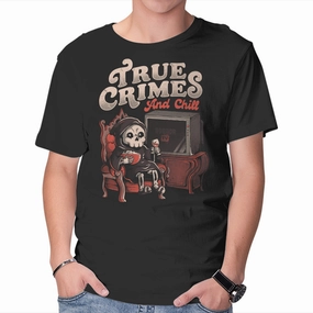 High-Quality Cotton Heavyweight Weave True Crimes And Chill