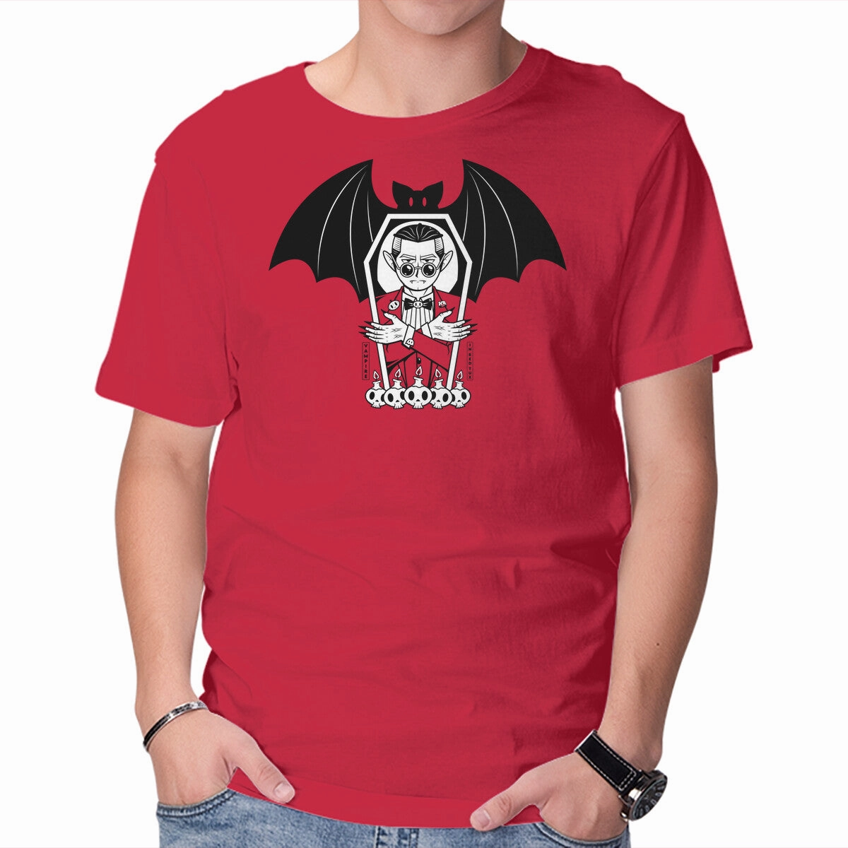 Vampire In Red Tux Simple Chic Weekend Essential